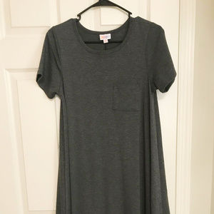 LuLaRoe XS Gray Carly Dress